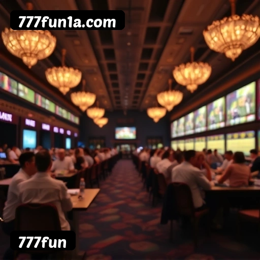 Números do app 777fun em material de marketing — ilustração, não auditoria